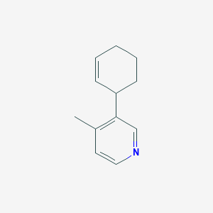 molecular formula C12H15N B1391968 3-(2-Cyclohexenyl)-4-methylpyridine CAS No. 1187163-25-2