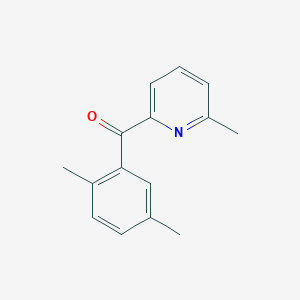2-(2,5-Dimethylbenzoyl)-6-methylpyridine