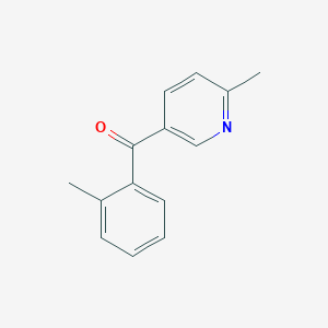 5-(2-Methylbenzoyl)-2-methylpyridine