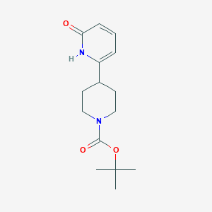 molecular formula C15H22N2O3 B13919793 tert-Butyl 4-(6-hydroxypyridin-2-yl)piperidine-1-carboxylate 