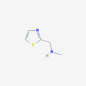 molecular formula C5H8N2S B139198 N-Methyl-1-(thiazol-2-yl)methanamine CAS No. 144163-68-8
