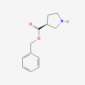 molecular formula C12H15NO2 B13919822 Benzyl (S)-pyrrolidine-3-carboxylate 