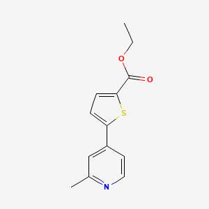 Ethyl 5-(2-methylpyridin-4-yl)thiophene-2-carboxylate
