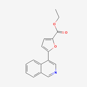 Ethyl 5-(4-isoquinolyl)-2-furoate