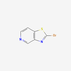 molecular formula C6H3BrN2S B13920060 2-Bromothiazolo[4,5-c]pyridine 