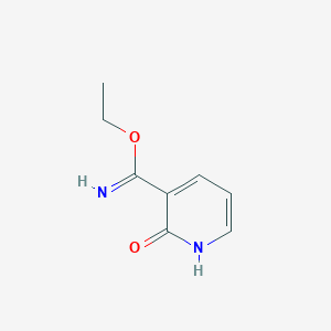 molecular formula C8H10N2O2 B13920114 ethyl 2-oxo-1H-pyridine-3-carboximidate 