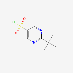 molecular formula C8H11ClN2O2S B13920156 2-Tert-butylpyrimidine-5-sulfonyl chloride 