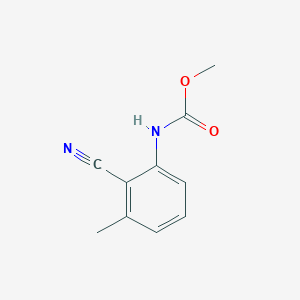 molecular formula C10H10N2O2 B13920290 Methyl (2-cyano-3-methylphenyl)carbamate 