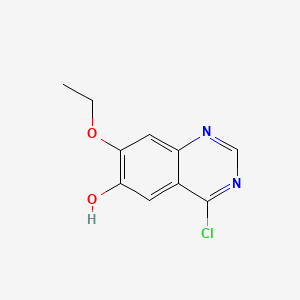 molecular formula C10H9ClN2O2 B13920293 4-Chloro-7-ethoxyquinazolin-6-ol 