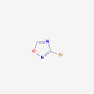 molecular formula C2HBrN2O B13920365 3-Bromo-1,2,4-oxadiazole 