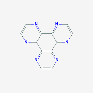 molecular formula C12H6N6 B139204 二吡嗪并[2,3-f:2',3'-h]喹喔啉 CAS No. 79790-37-7