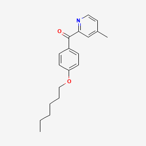 2-(4-Hexyloxybenzoyl)-4-methylpyridine