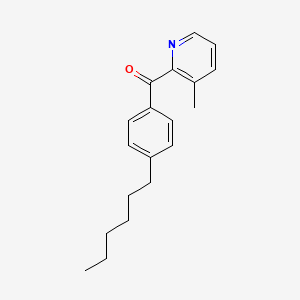 2-(4-Hexylbenzoyl)-3-methylpyridine
