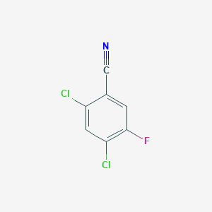 molecular formula C7H2Cl2FN B139205 2,4-Dichloro-5-fluorobenzonitrile CAS No. 128593-93-1
