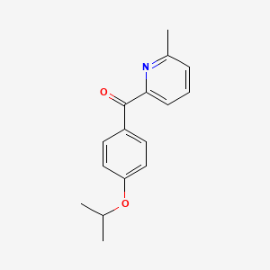 2-(4-Isopropoxybenzoyl)-6-methylpyridine
