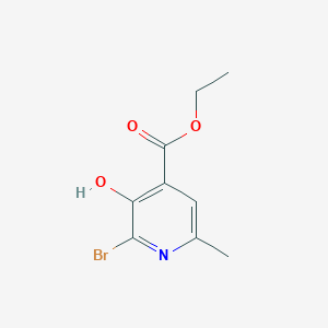 molecular formula C9H10BrNO3 B13920523 Ethyl 2-bromo-3-hydroxy-6-methylisonicotinate 