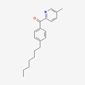 2-(4-Heptylbenzoyl)-5-methylpyridine