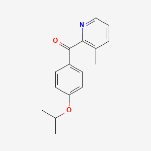 2-(4-Isopropoxybenzoyl)-3-methylpyridine