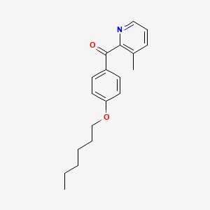 2-(4-Hexyloxybenzoyl)-3-methylpyridine