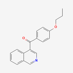 4-(4-Propoxybenzoyl)isoquinoline