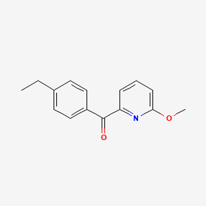 2-(4-Ethylbenzoyl)-6-methoxypyridine