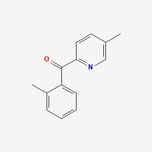 2-(2-Methylbenzoyl)-5-methylpyridine