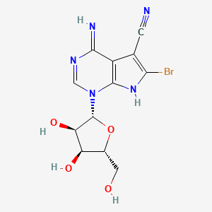 4-Amino-6-bromo-5-cyano-1-(beta-D-ribofuranosyl)-7H-pyrrolo[2.3-d]pyrimidine