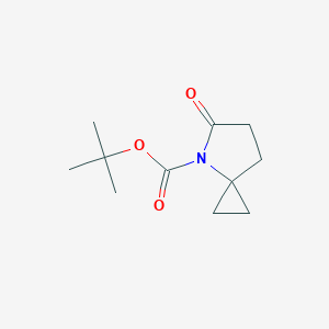 molecular formula C11H17NO3 B13920690 Tert-butyl 5-oxo-4-azaspiro[2.4]heptane-4-carboxylate 