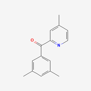 2-(3,5-Dimethylbenzoyl)-4-methylpyridine