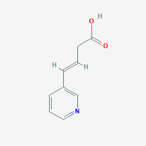molecular formula C9H9NO2 B13920836 4-(3-Pyridyl)-3-butenoic acid CAS No. 58725-94-3