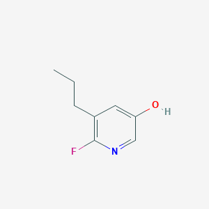 molecular formula C8H10FNO B13920898 6-Fluoro-5-propyl-3-pyridinol 