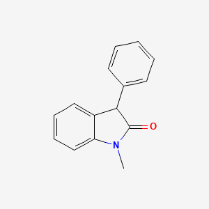 molecular formula C15H13NO B13920963 2h-Indol-2-one,1,3-dihydro-1-methyl-3-phenyl- 
