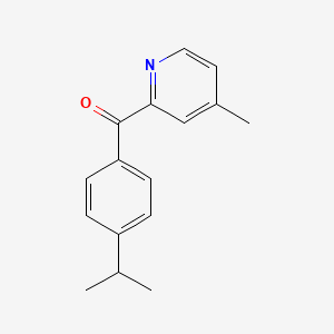 2-(4-Isopropylbenzoyl)-4-methylpyridine