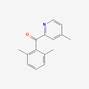 2-(2,6-Dimethylbenzoyl)-4-methylpyridine