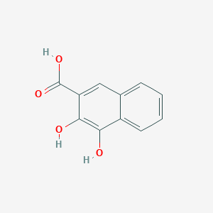 molecular formula C11H8O4 B139211 3,4-Dihydroxynaphthalene-2-carboxylic acid CAS No. 135203-71-3