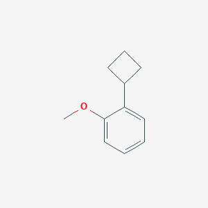 molecular formula C11H14O B13921282 1-Cyclobutyl-2-methoxybenzene CAS No. 39868-73-0
