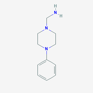 molecular formula C11H17N3 B13921301 (4-Phenylpiperazin-1-yl)methanamine 