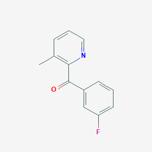 2-(3-Fluorobenzoyl)-3-methylpyridine