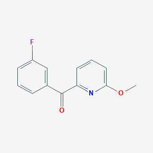 2-(3-Fluorobenzoyl)-6-methoxypyridine