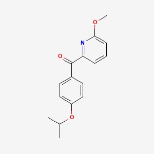 2-(4-Isopropoxybenzoyl)-6-methoxypyridine