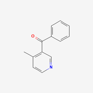 molecular formula C13H11NO B1392142 3-Benzoyl-4-methylpyridine CAS No. 38824-77-0