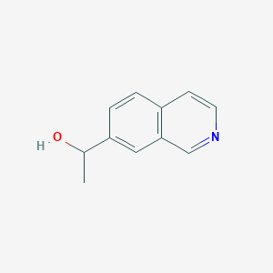 molecular formula C11H11NO B13921491 1-(Isoquinolin-7-yl)ethan-1-ol 