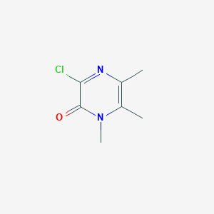 molecular formula C7H9ClN2O B13921495 3-Chloro-1,5,6-trimethyl-pyrazin-2-one 