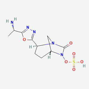 molecular formula C10H15N5O6S B13921499 Antibacterial agent 35 