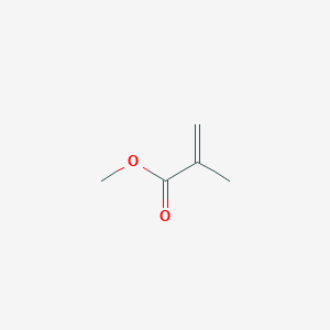 molecular formula CH2C(CH3)COOCH3<br>C5H8O2<br>C5H8O2 B139215 Methyl methacrylate CAS No. 143476-91-9