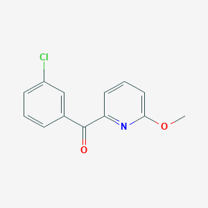2-(3-Chlorobenzoyl)-6-methoxypyridine