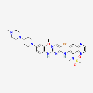 molecular formula C31H39BrN10O3S B13921589 Egfr-IN-28 