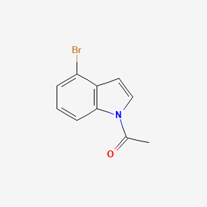 molecular formula C10H8BrNO B13921624 1-(4-Bromo-1H-indol-1-yl)ethanone 