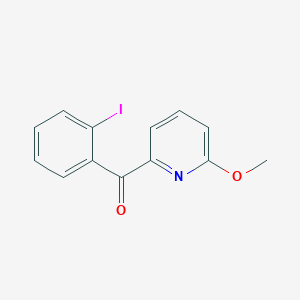 2-(2-Iodobenzoyl)-6-methoxypyridine
