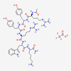 molecular formula C51H70F3N15O11 B13921680 Ac-RYYRWK-NH2 TFA 